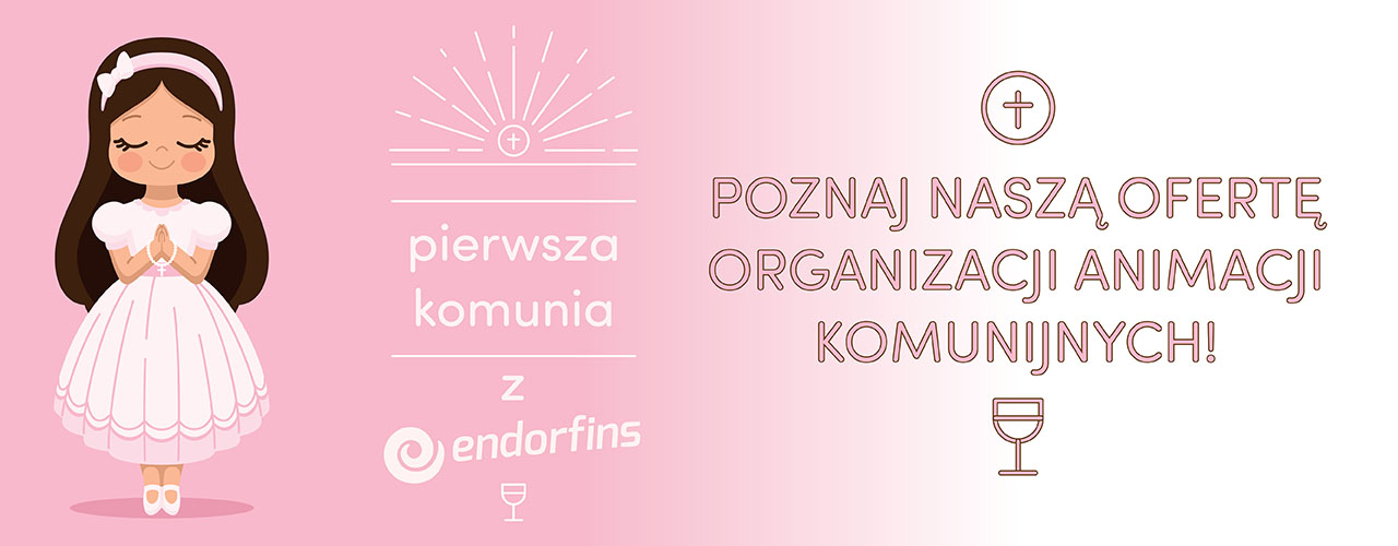 animacje komunijne na przyjęciach, organizujemy zabawy i czas dzieciom podczas pierwszej komunii